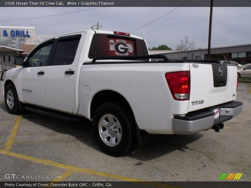 White / Graphite/Titanium 2006 Nissan Titan XE Crew Cab