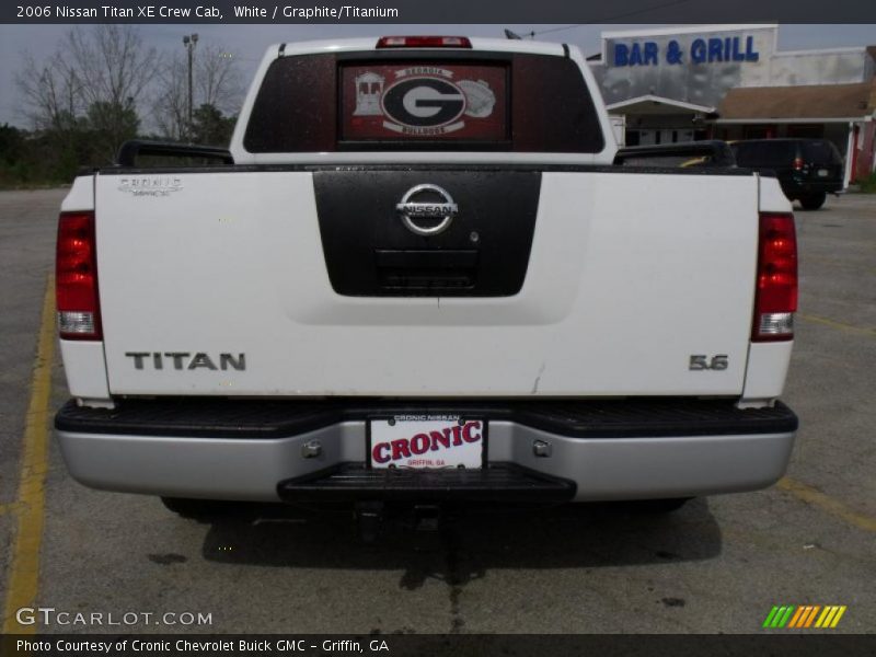 White / Graphite/Titanium 2006 Nissan Titan XE Crew Cab