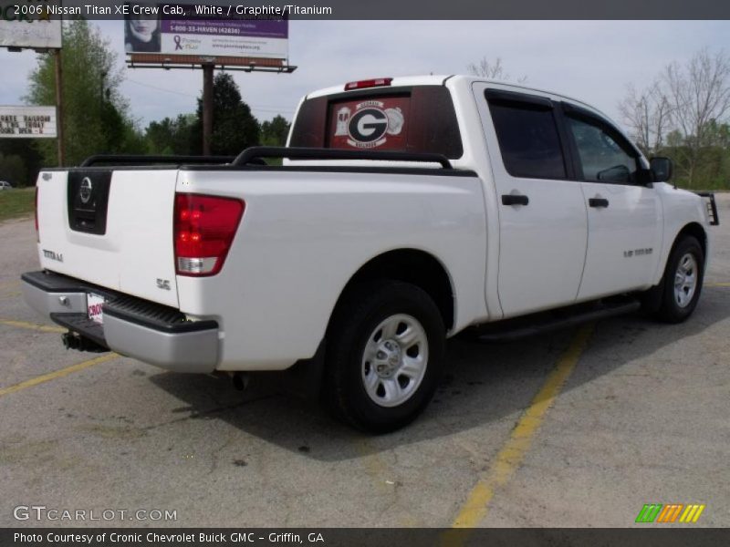 White / Graphite/Titanium 2006 Nissan Titan XE Crew Cab