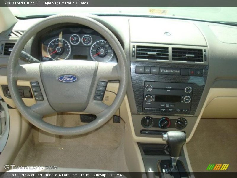 Light Sage Metallic / Camel 2008 Ford Fusion SE