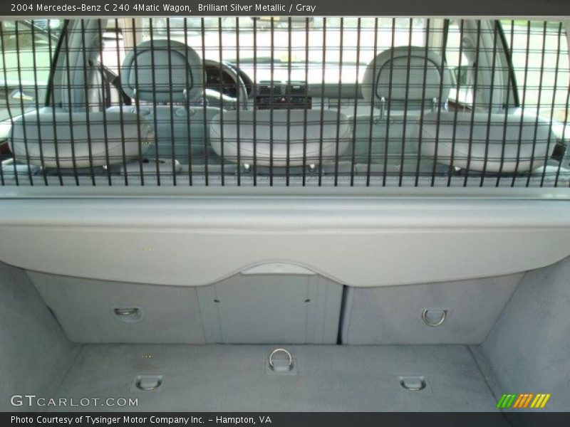 Brilliant Silver Metallic / Gray 2004 Mercedes-Benz C 240 4Matic Wagon