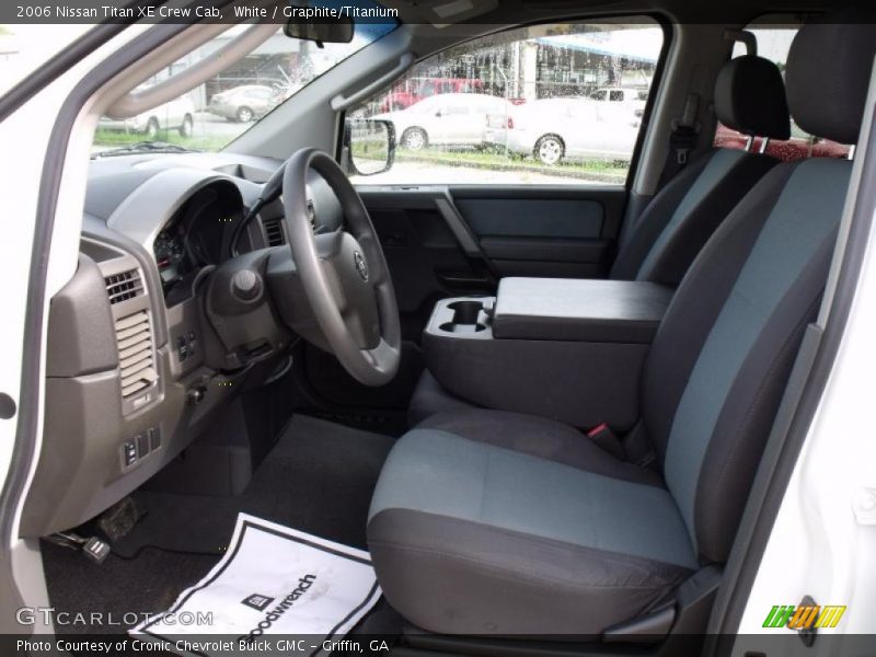 White / Graphite/Titanium 2006 Nissan Titan XE Crew Cab