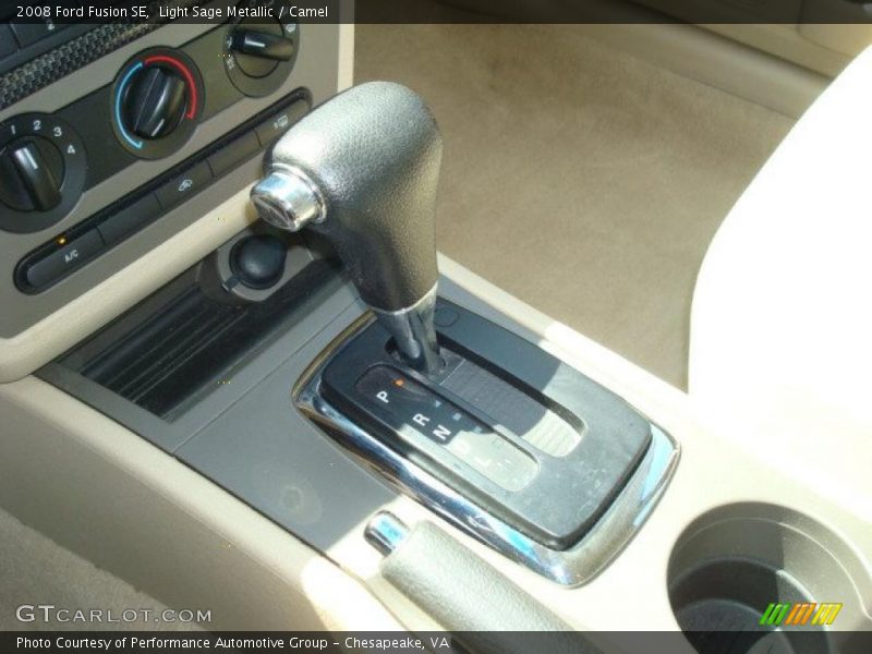 Light Sage Metallic / Camel 2008 Ford Fusion SE