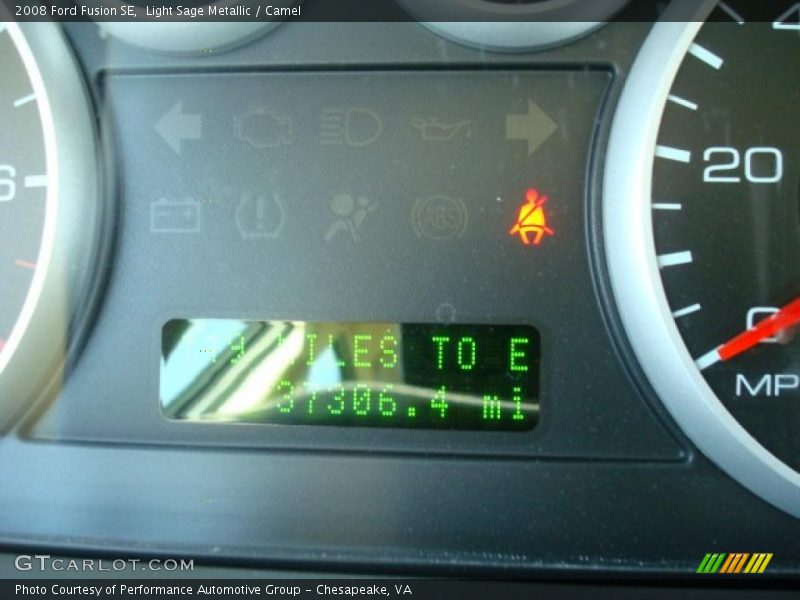 Light Sage Metallic / Camel 2008 Ford Fusion SE