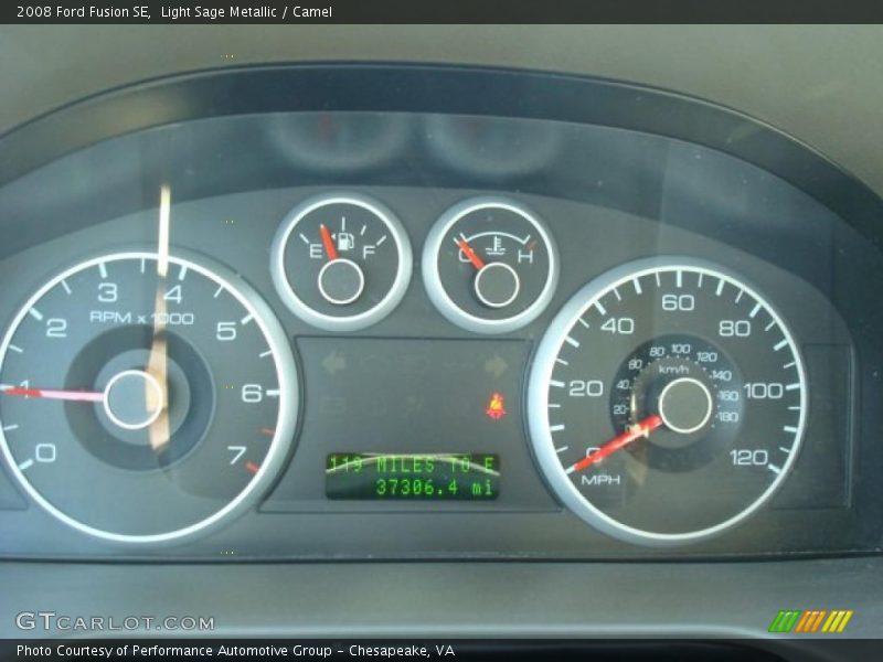 Light Sage Metallic / Camel 2008 Ford Fusion SE