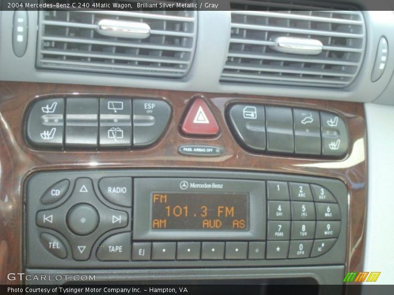 Brilliant Silver Metallic / Gray 2004 Mercedes-Benz C 240 4Matic Wagon