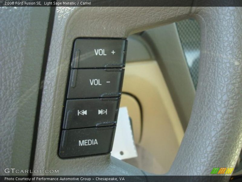 Light Sage Metallic / Camel 2008 Ford Fusion SE