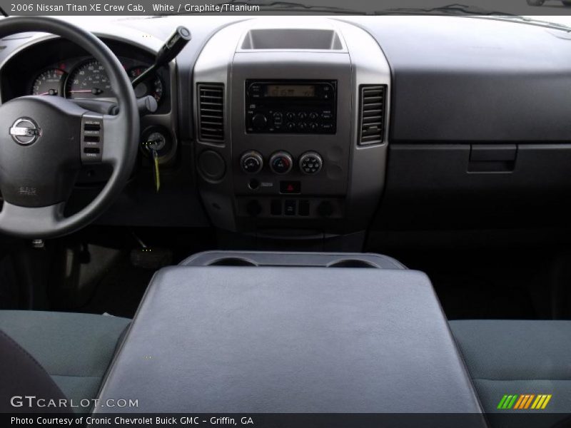 White / Graphite/Titanium 2006 Nissan Titan XE Crew Cab