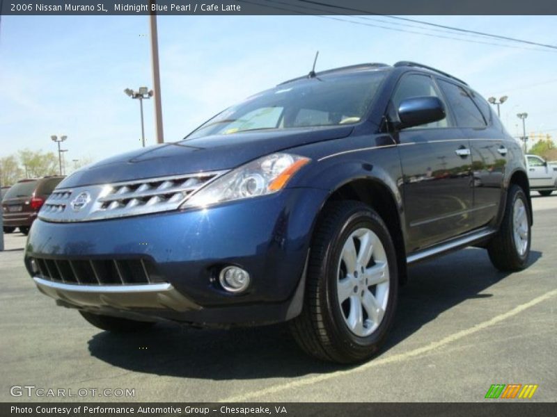 Midnight Blue Pearl / Cafe Latte 2006 Nissan Murano SL