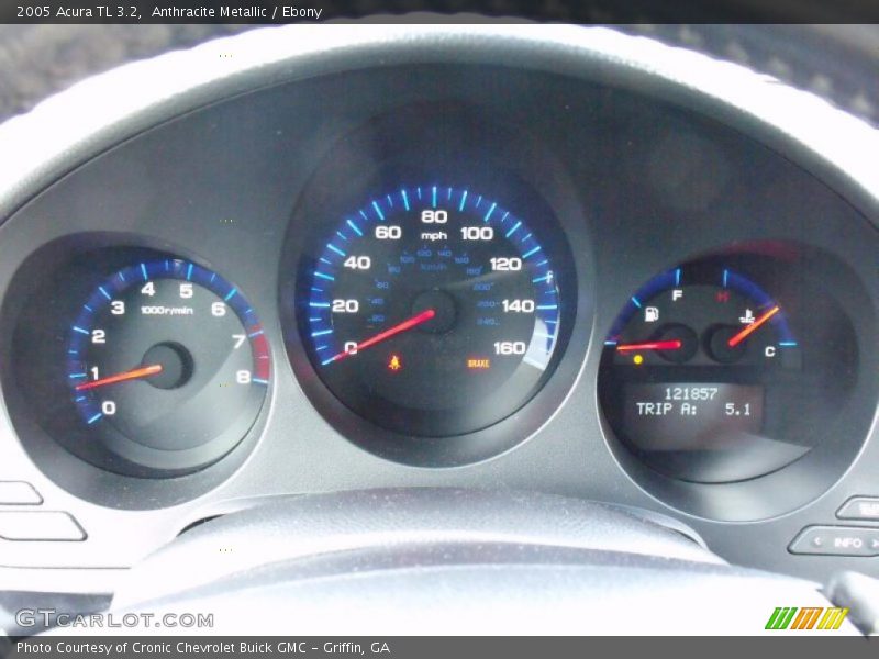 Anthracite Metallic / Ebony 2005 Acura TL 3.2