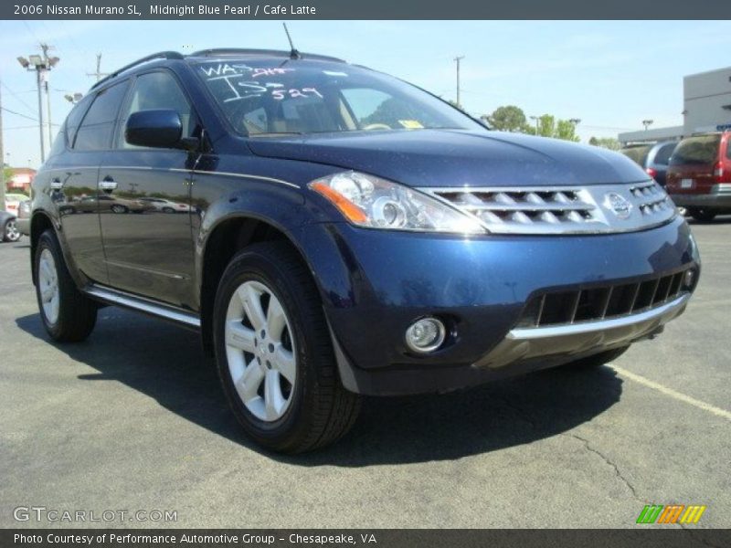 Midnight Blue Pearl / Cafe Latte 2006 Nissan Murano SL