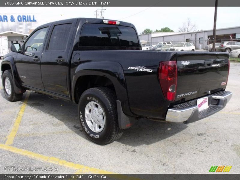 Onyx Black / Dark Pewter 2005 GMC Canyon SLE Crew Cab