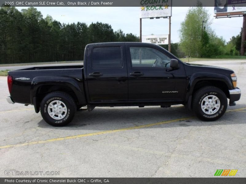 Onyx Black / Dark Pewter 2005 GMC Canyon SLE Crew Cab