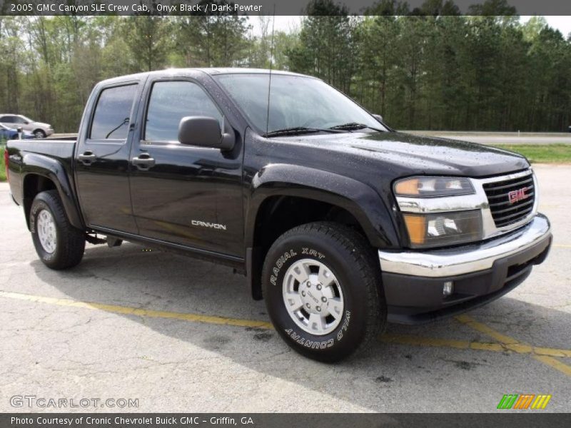 Onyx Black / Dark Pewter 2005 GMC Canyon SLE Crew Cab