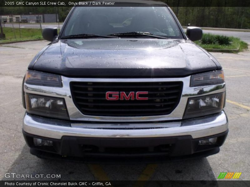 Onyx Black / Dark Pewter 2005 GMC Canyon SLE Crew Cab