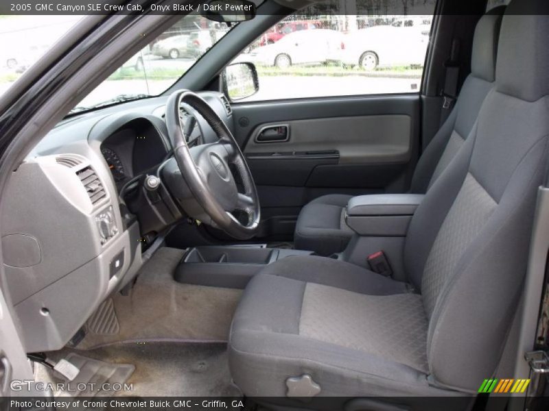 Onyx Black / Dark Pewter 2005 GMC Canyon SLE Crew Cab