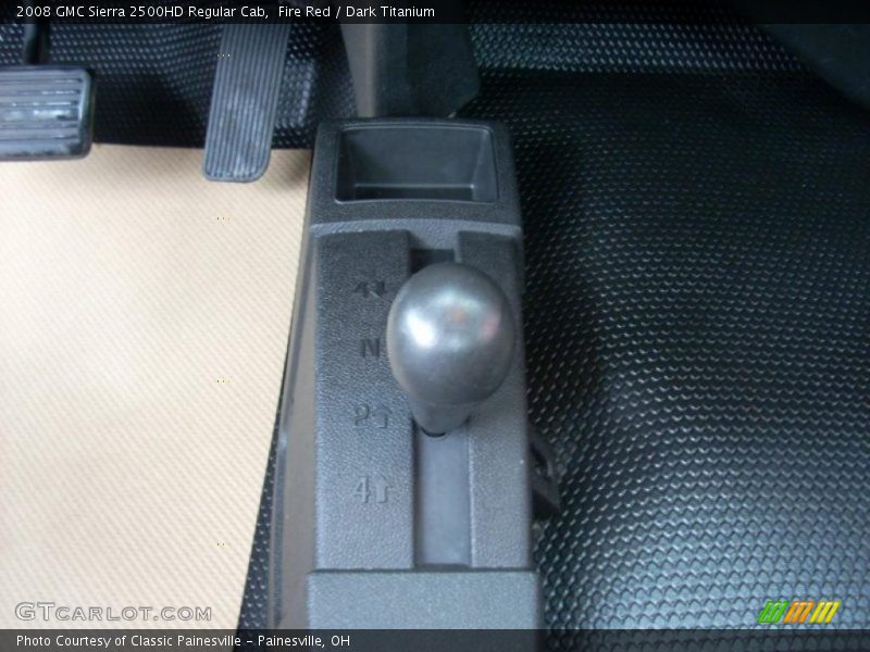 Fire Red / Dark Titanium 2008 GMC Sierra 2500HD Regular Cab