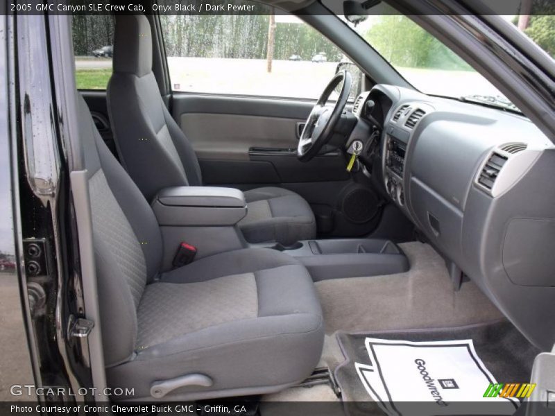 Onyx Black / Dark Pewter 2005 GMC Canyon SLE Crew Cab