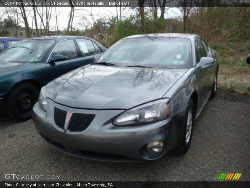 Greystone Metallic / Dark Pewter 2004 Pontiac Grand Prix GT Sedan
