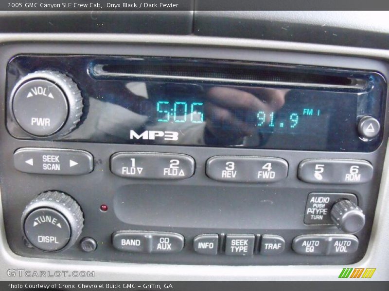 Onyx Black / Dark Pewter 2005 GMC Canyon SLE Crew Cab