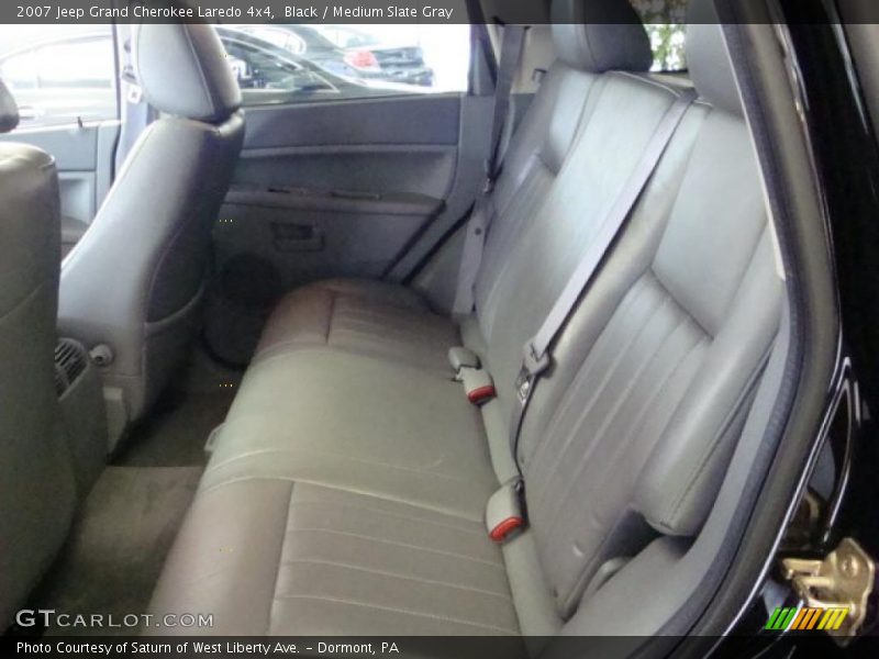 Black / Medium Slate Gray 2007 Jeep Grand Cherokee Laredo 4x4