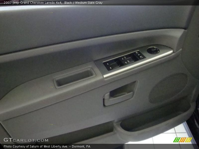 Black / Medium Slate Gray 2007 Jeep Grand Cherokee Laredo 4x4