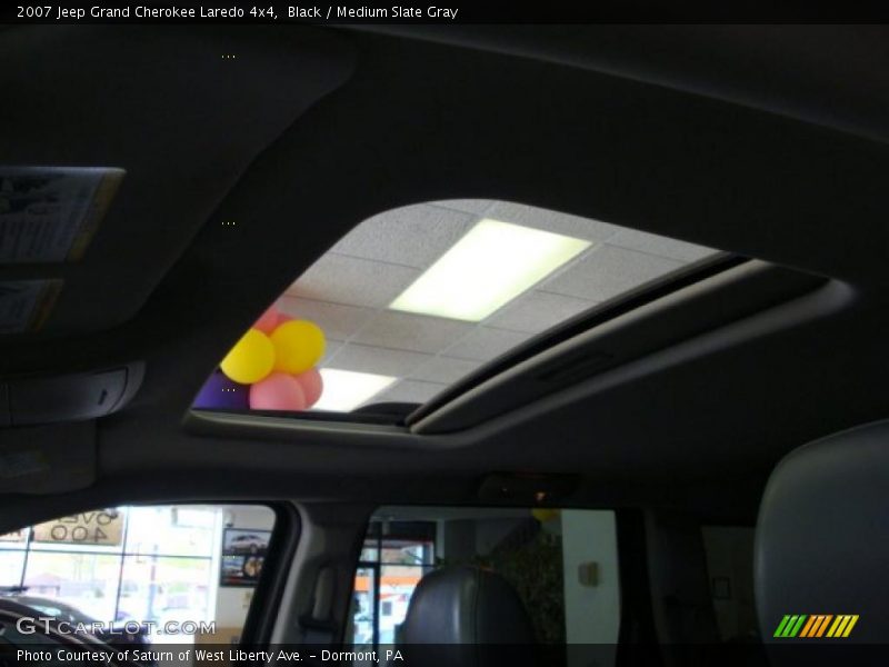 Black / Medium Slate Gray 2007 Jeep Grand Cherokee Laredo 4x4
