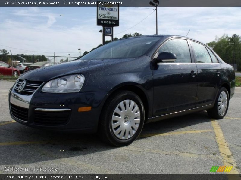 Blue Graphite Metallic / Anthracite 2009 Volkswagen Jetta S Sedan