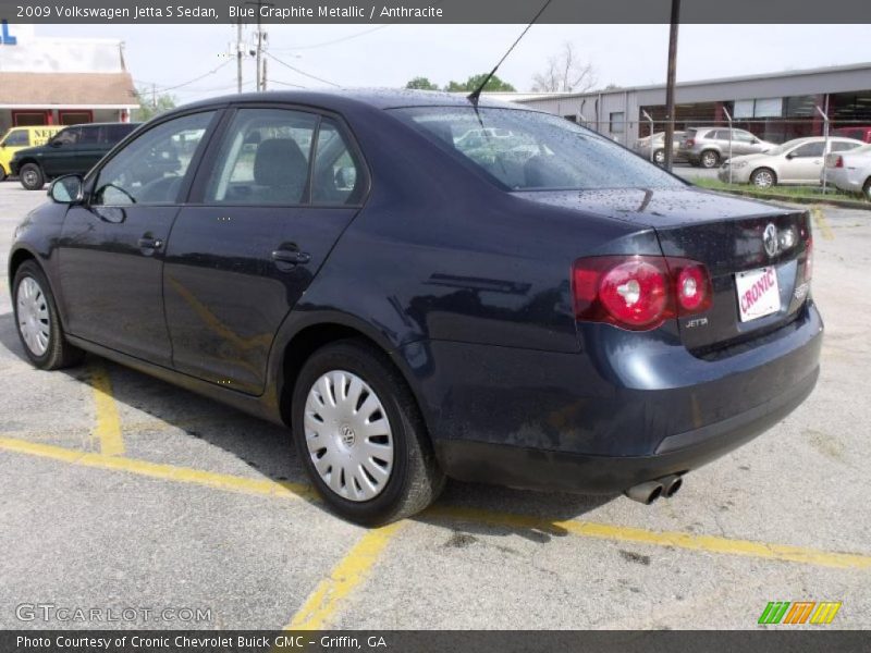 Blue Graphite Metallic / Anthracite 2009 Volkswagen Jetta S Sedan