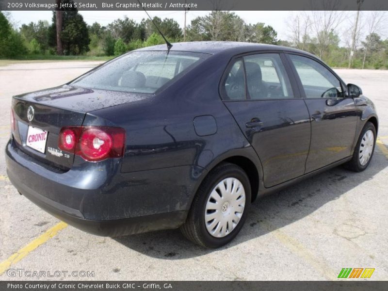 Blue Graphite Metallic / Anthracite 2009 Volkswagen Jetta S Sedan