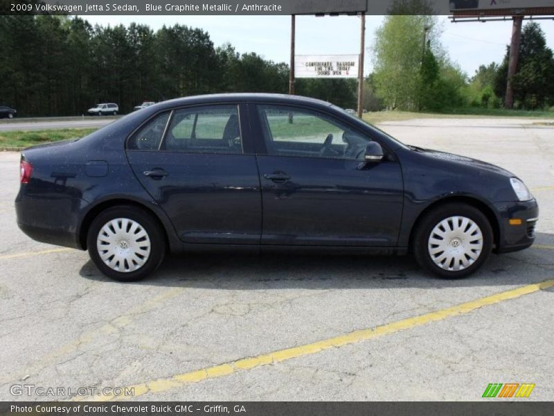 Blue Graphite Metallic / Anthracite 2009 Volkswagen Jetta S Sedan
