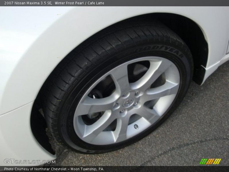 Winter Frost Pearl / Cafe Latte 2007 Nissan Maxima 3.5 SE