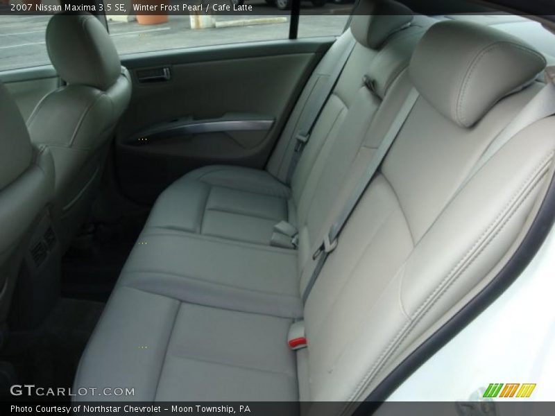Winter Frost Pearl / Cafe Latte 2007 Nissan Maxima 3.5 SE
