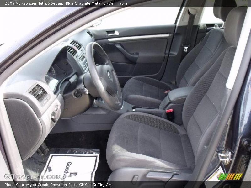 Blue Graphite Metallic / Anthracite 2009 Volkswagen Jetta S Sedan