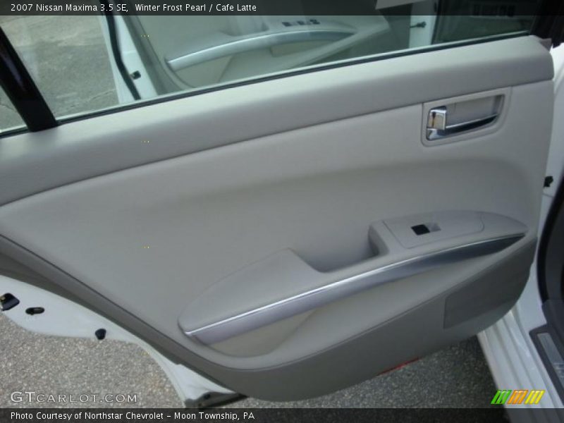 Winter Frost Pearl / Cafe Latte 2007 Nissan Maxima 3.5 SE