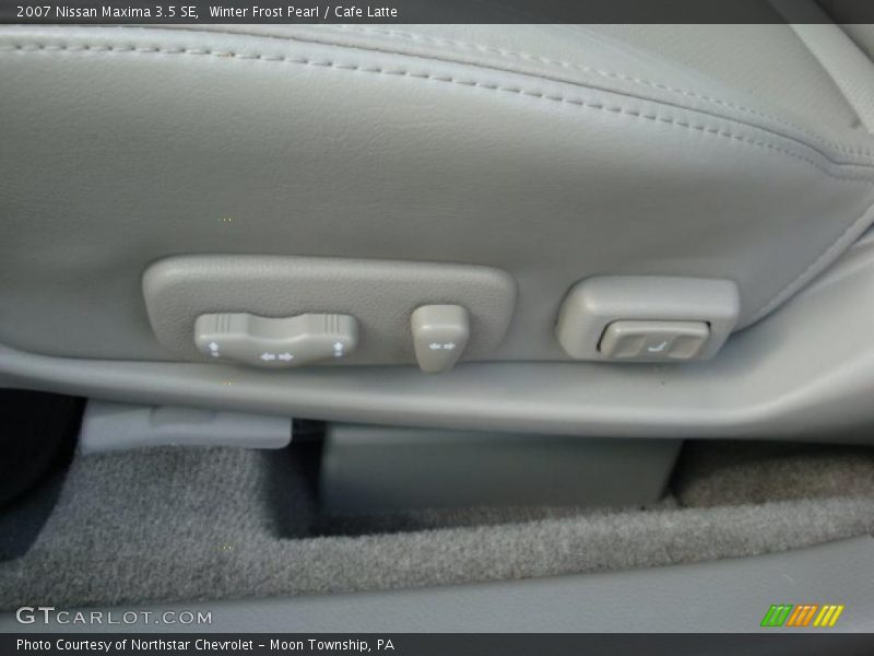 Winter Frost Pearl / Cafe Latte 2007 Nissan Maxima 3.5 SE