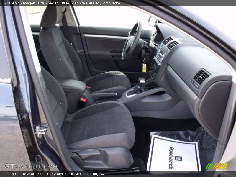 Blue Graphite Metallic / Anthracite 2009 Volkswagen Jetta S Sedan