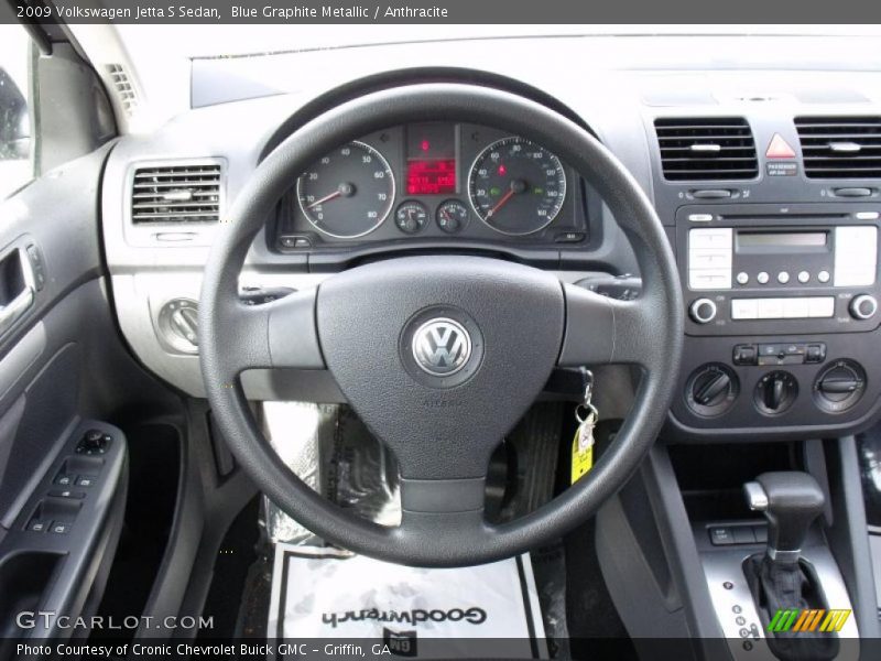 Blue Graphite Metallic / Anthracite 2009 Volkswagen Jetta S Sedan