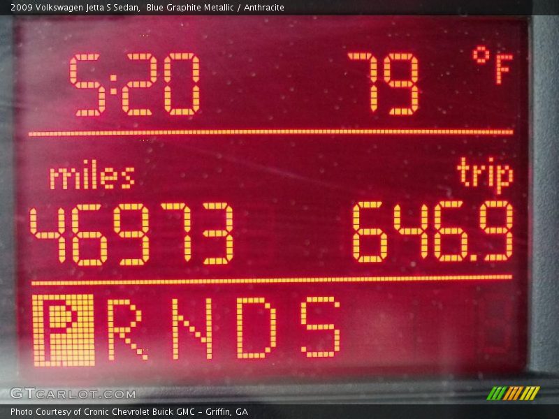 Blue Graphite Metallic / Anthracite 2009 Volkswagen Jetta S Sedan