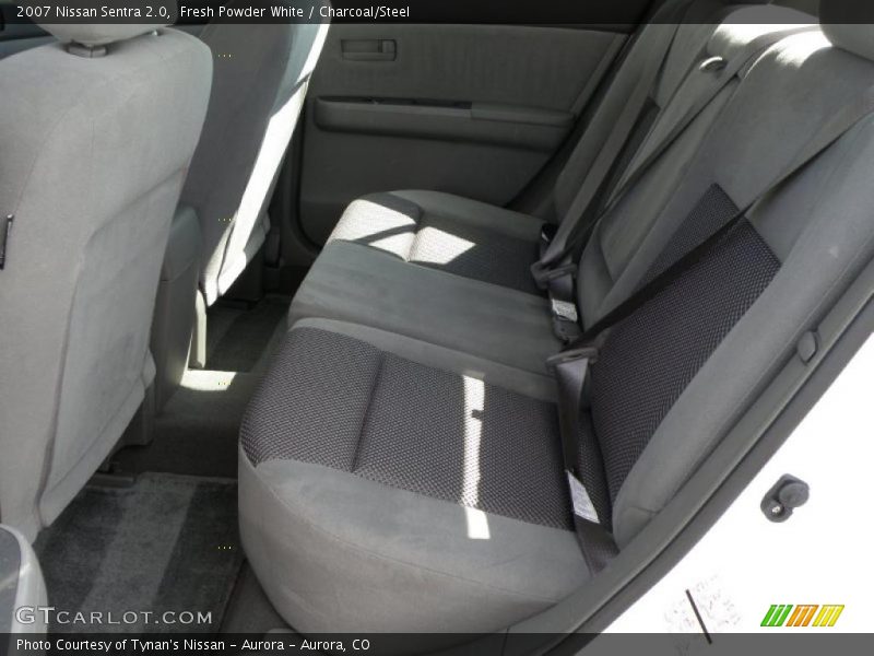 Fresh Powder White / Charcoal/Steel 2007 Nissan Sentra 2.0