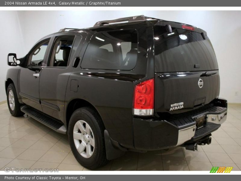 Galaxy Metallic / Graphite/Titanium 2004 Nissan Armada LE 4x4