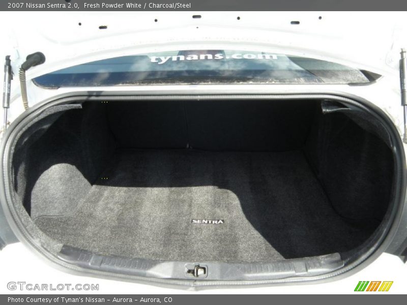 Fresh Powder White / Charcoal/Steel 2007 Nissan Sentra 2.0