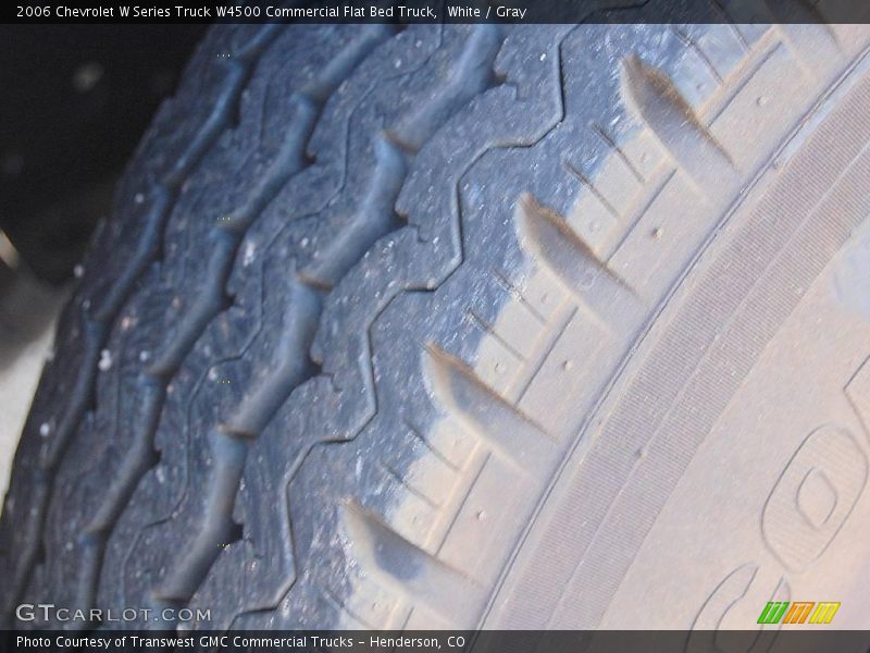 White / Gray 2006 Chevrolet W Series Truck W4500 Commercial Flat Bed Truck