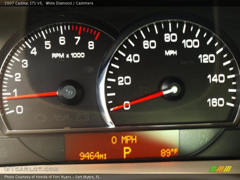 White Diamond / Cashmere 2007 Cadillac STS V6