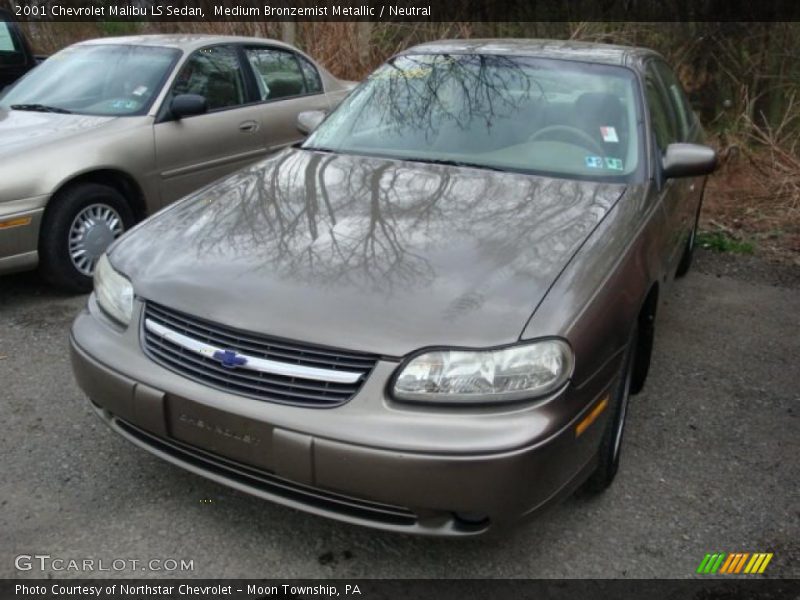 Medium Bronzemist Metallic / Neutral 2001 Chevrolet Malibu LS Sedan