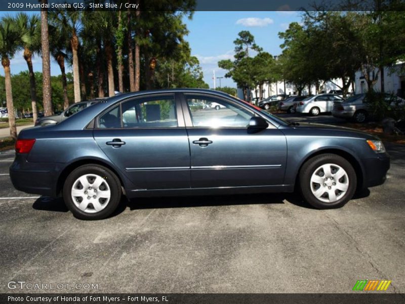 Slate Blue / Gray 2009 Hyundai Sonata GLS