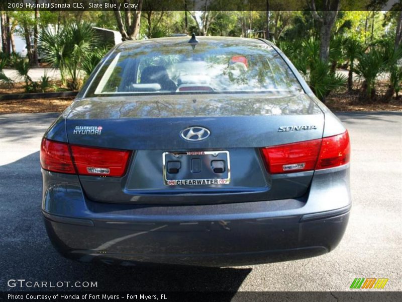 Slate Blue / Gray 2009 Hyundai Sonata GLS