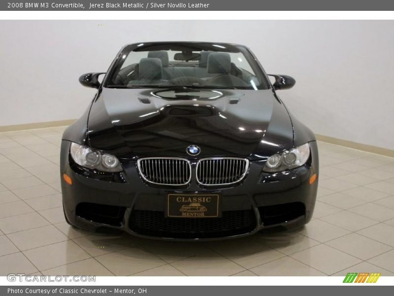 Jerez Black Metallic / Silver Novillo Leather 2008 BMW M3 Convertible