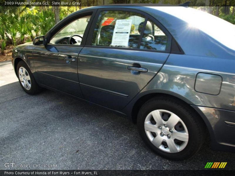 Slate Blue / Gray 2009 Hyundai Sonata GLS
