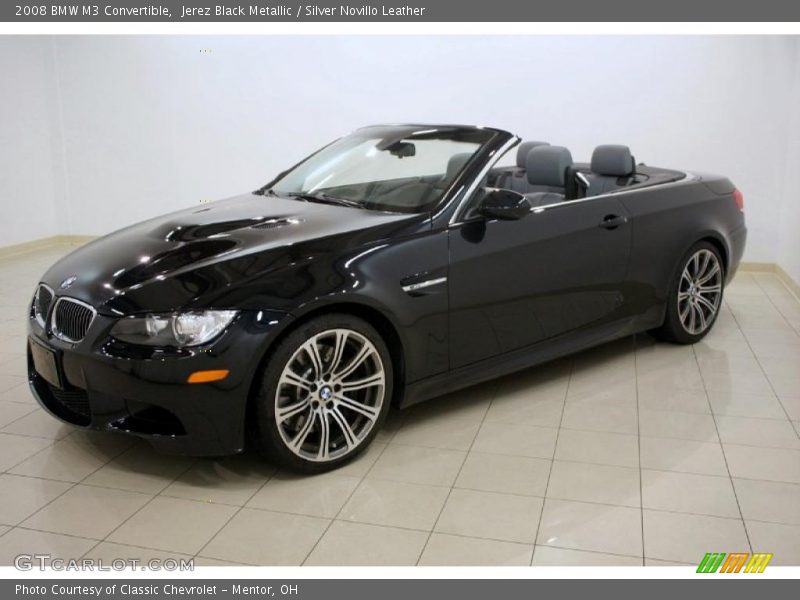 Jerez Black Metallic / Silver Novillo Leather 2008 BMW M3 Convertible